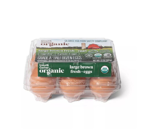 Organic Cage-Free Grade A Large Brown Eggs – Image 2